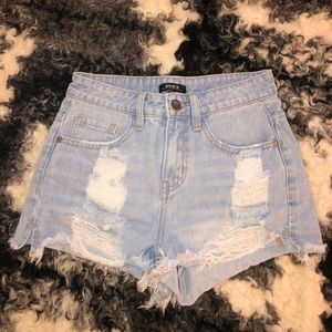 High waisted shorts